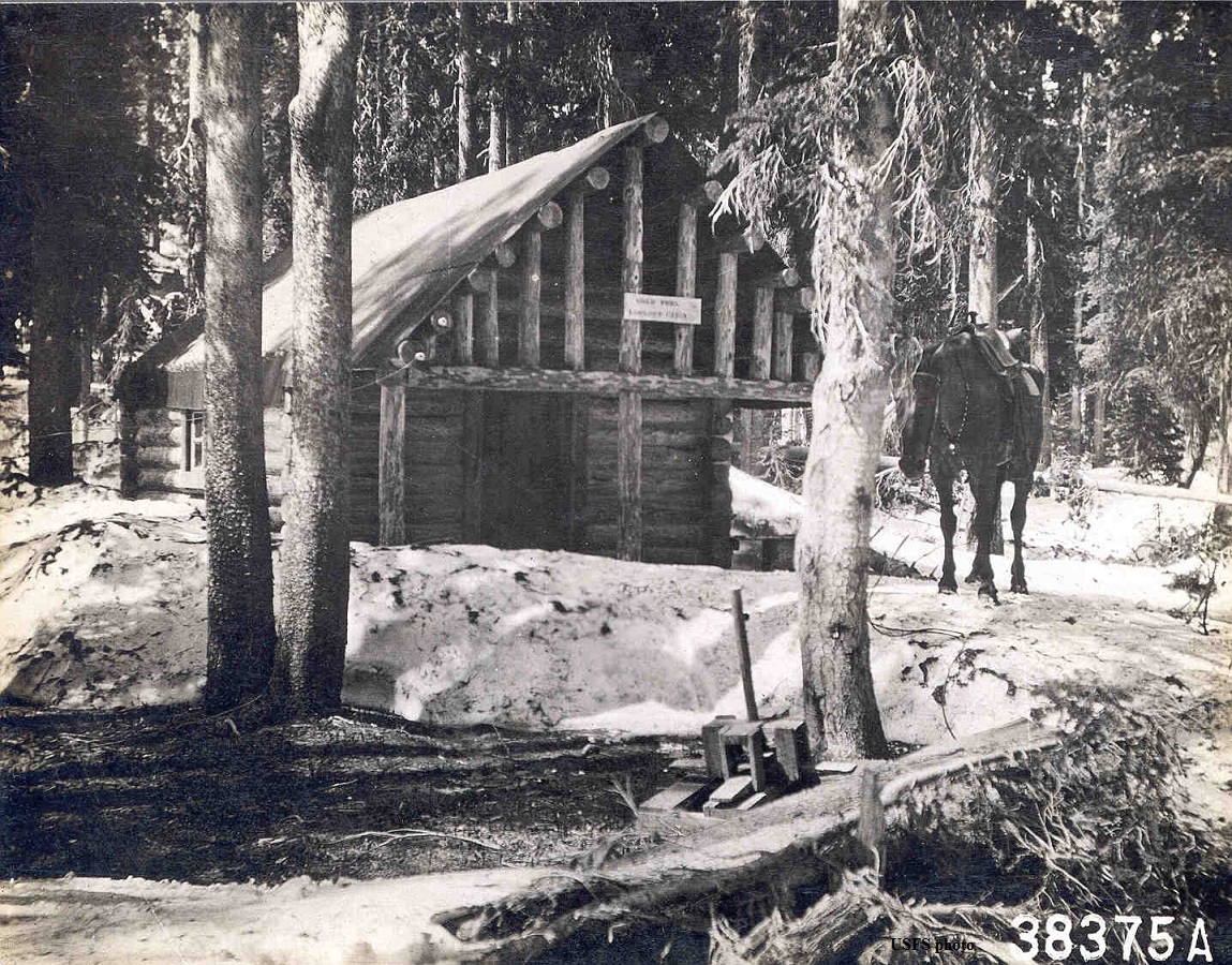 Gold Fork Cabin in 1918