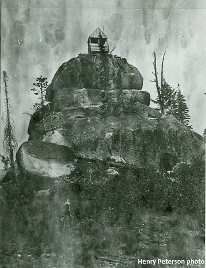 Kalispell Rock in 1934